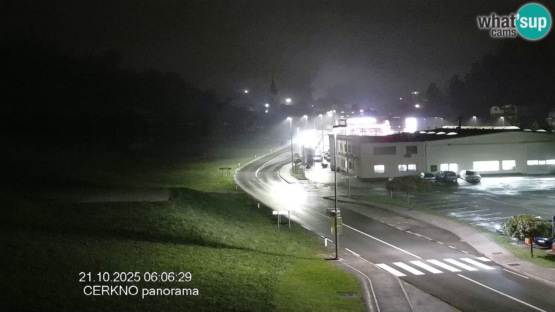 Cerkno city entrance Live Webcam