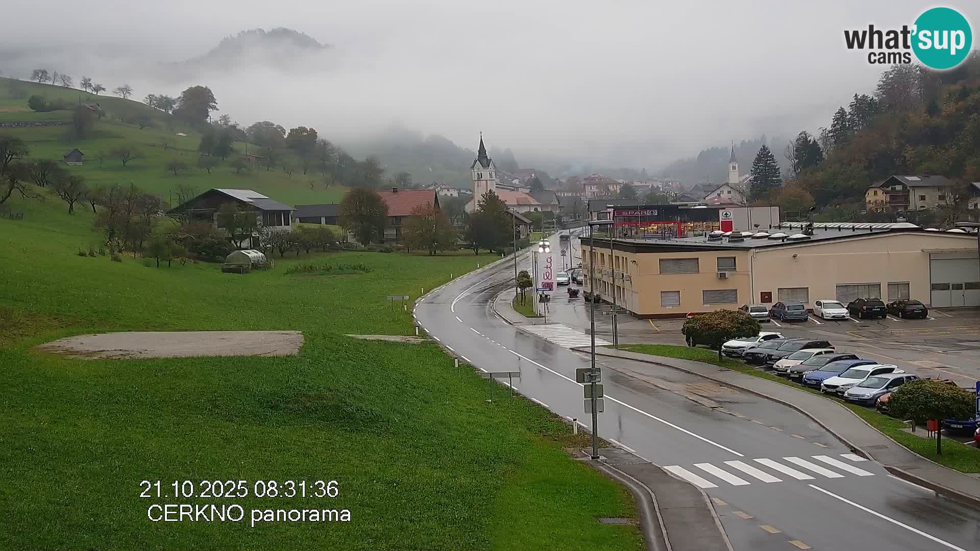 Cerkno ulaz u grad – Kamera uživo