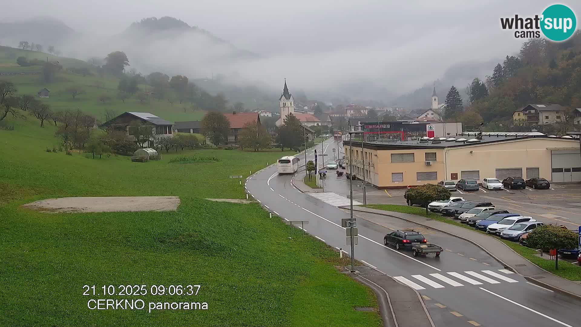 Cerkno ulaz u grad – Kamera uživo
