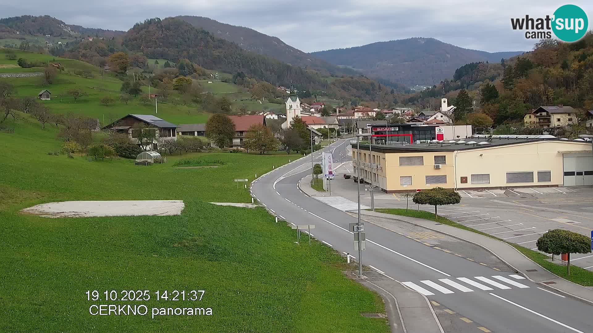 Cerkno ulaz u grad – Kamera uživo