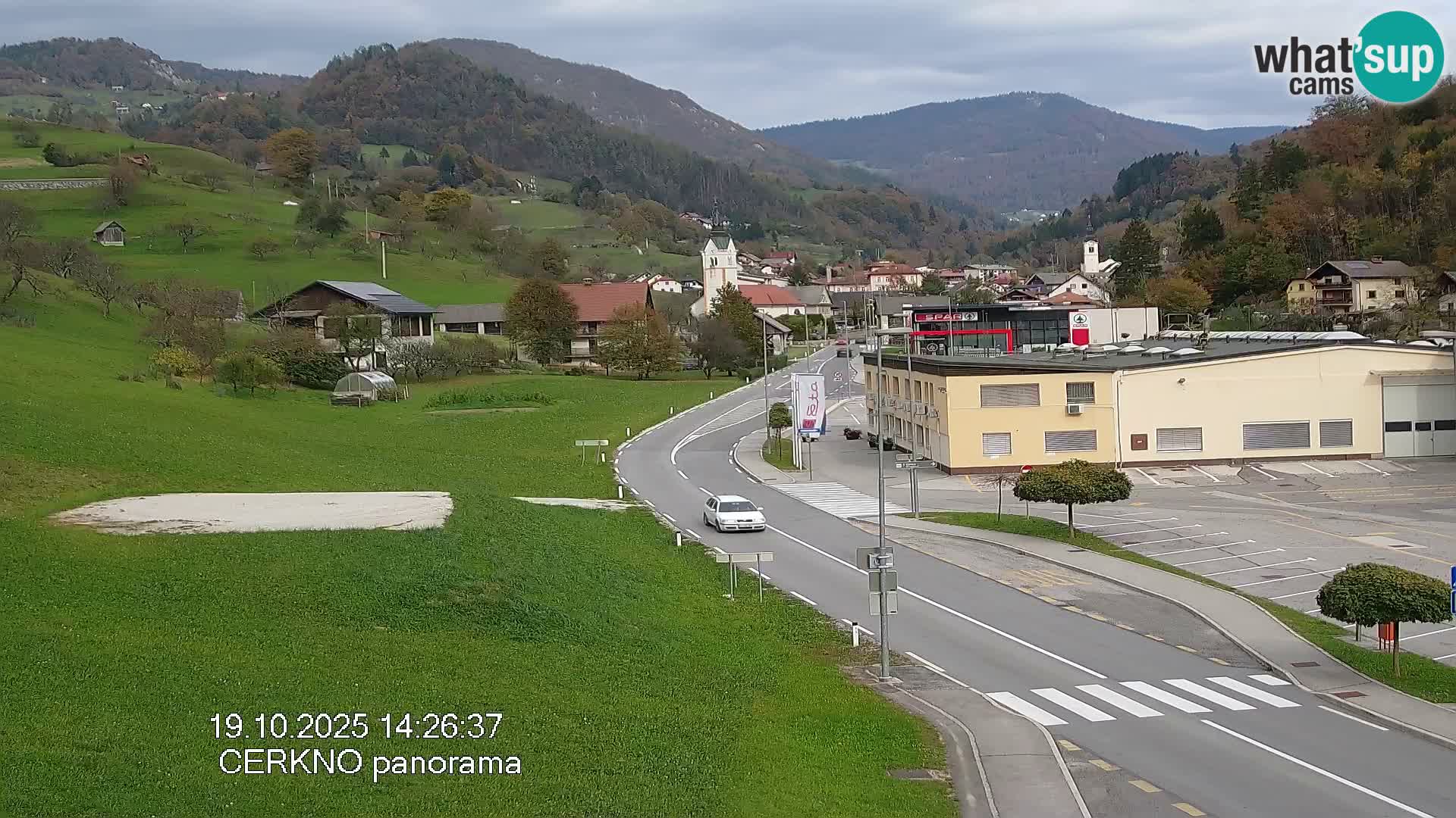 Cerkno ulaz u grad – Kamera uživo