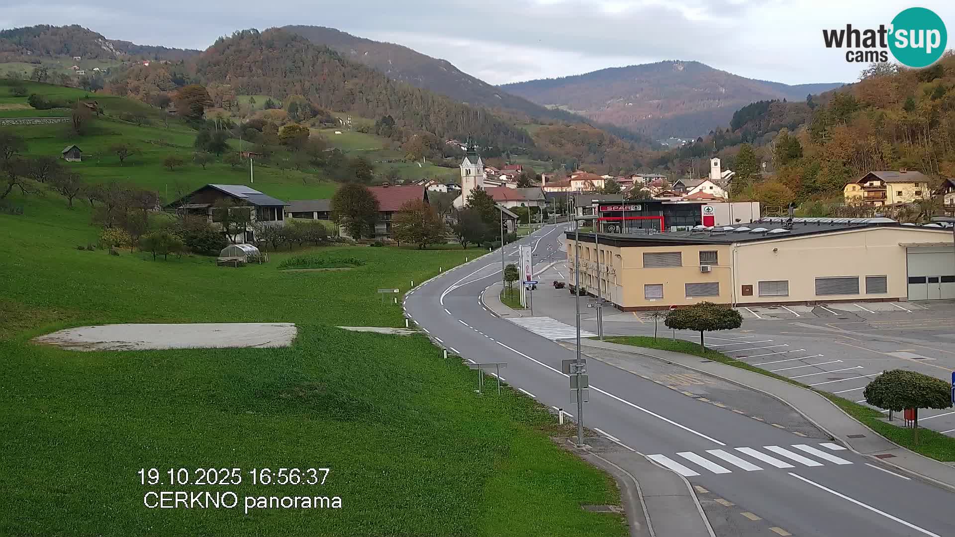 Cerkno ulaz u grad – Kamera uživo