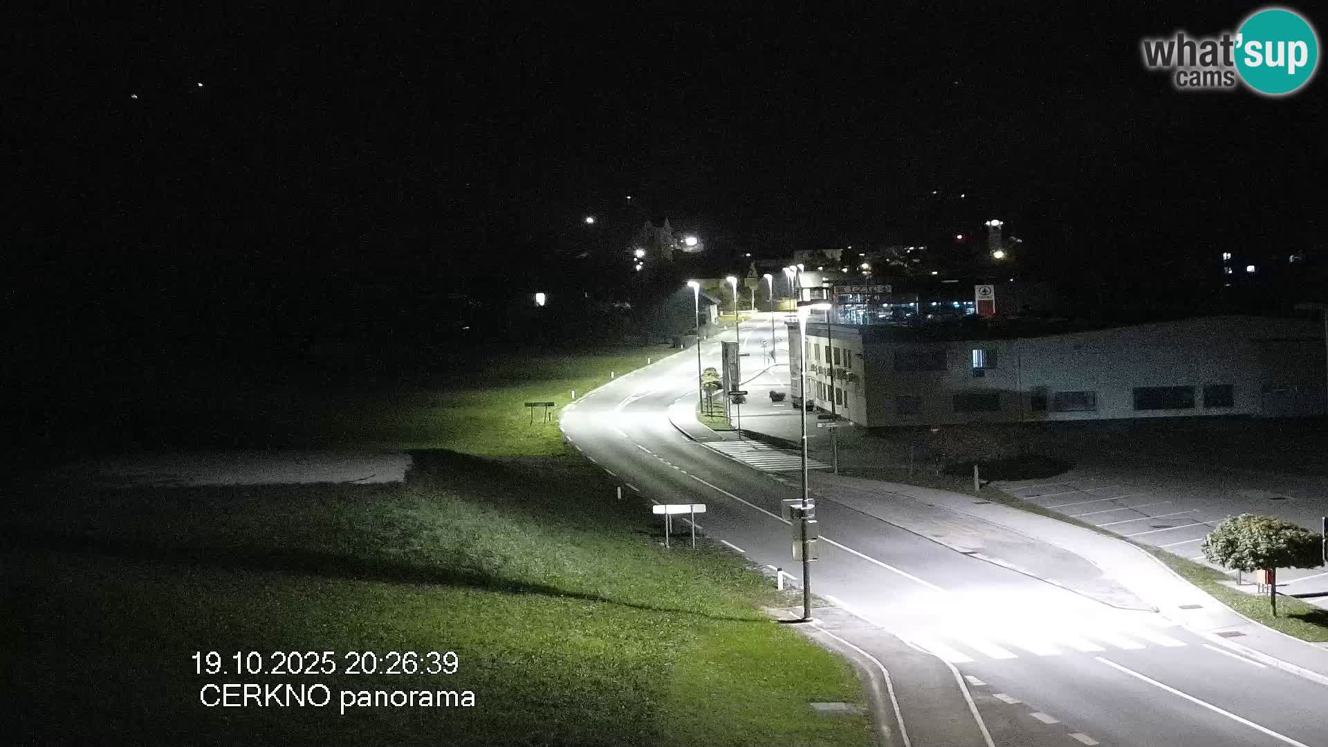Cerkno city entrance Live Webcam