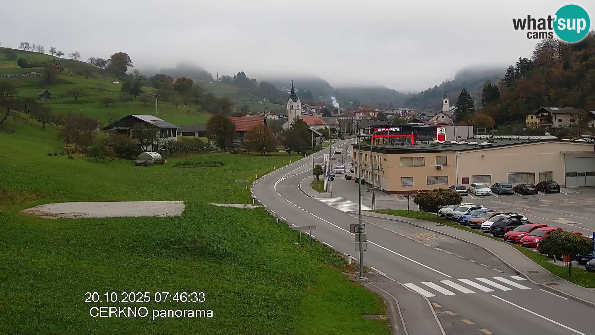 Cerkno Stadteingang Live-Webcam