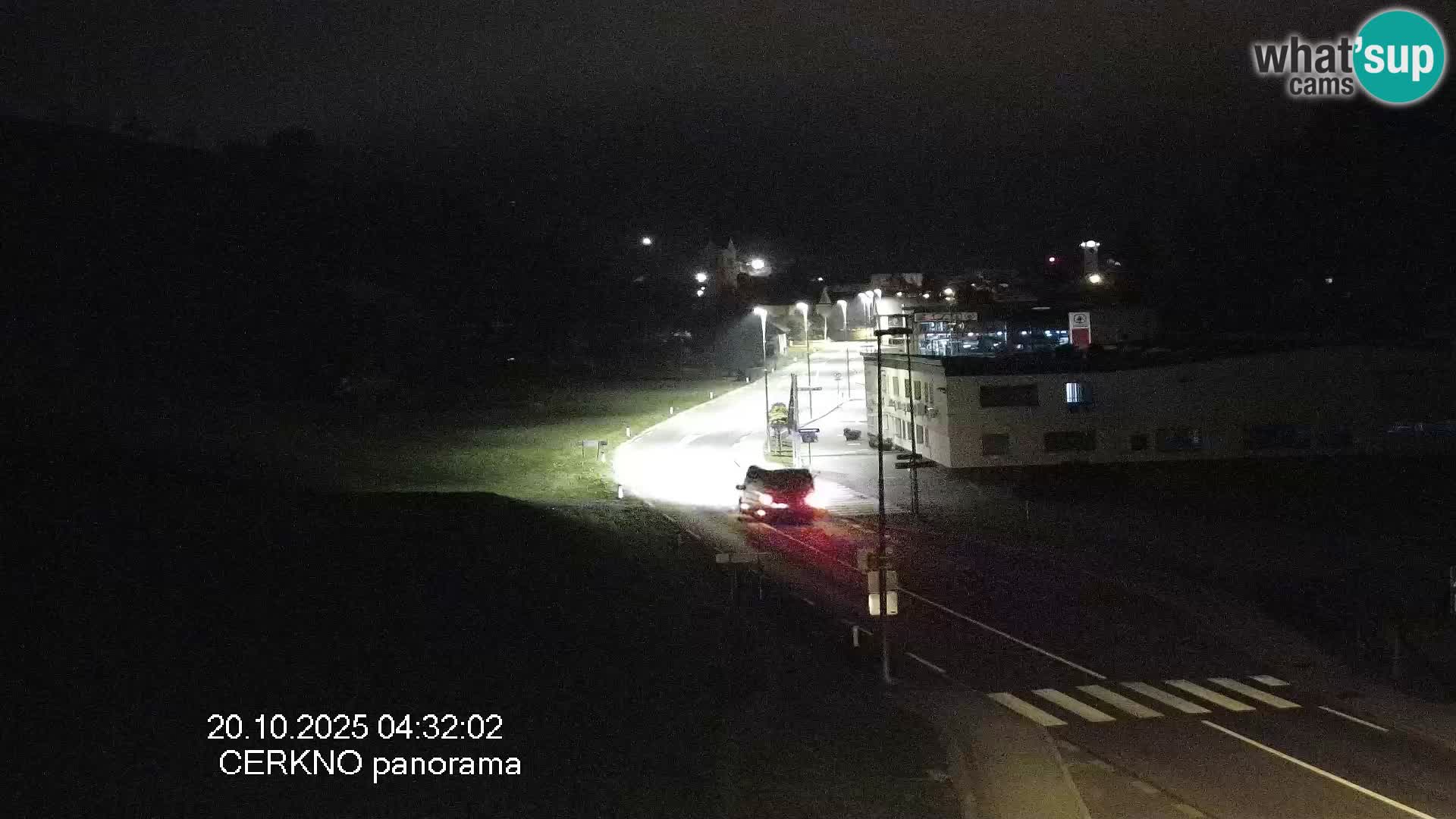 Cerkno city entrance Live Webcam