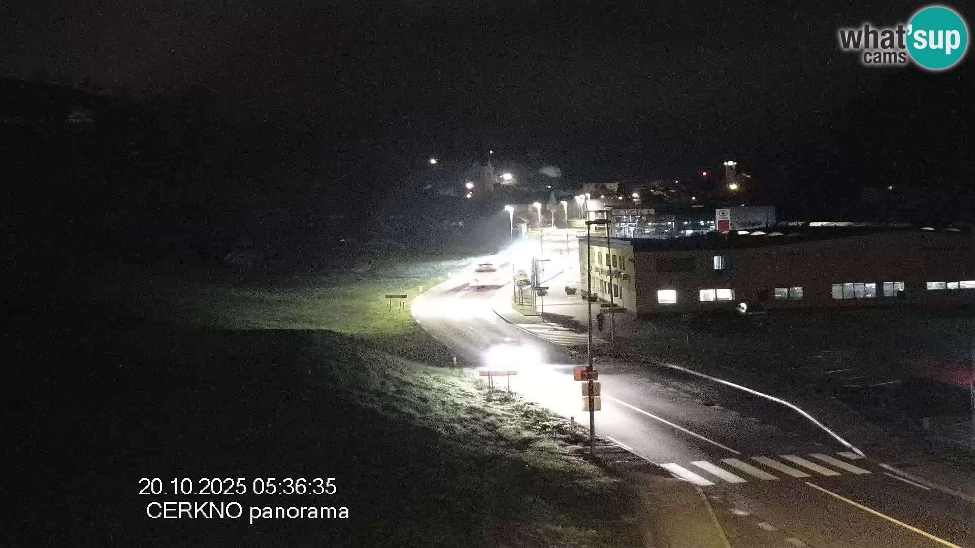 Cerkno city entrance Live Webcam