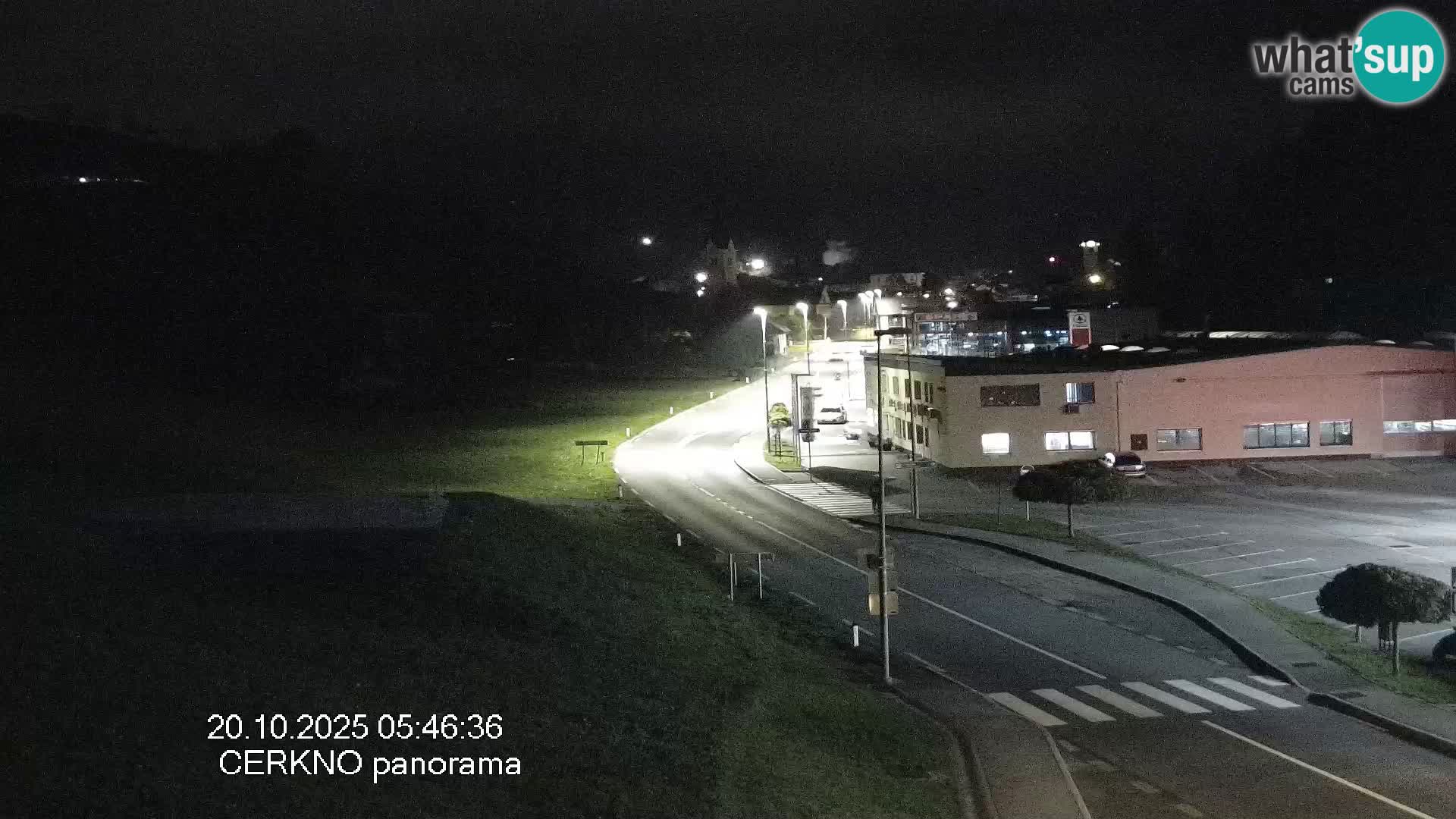 Cerkno city entrance Live Webcam