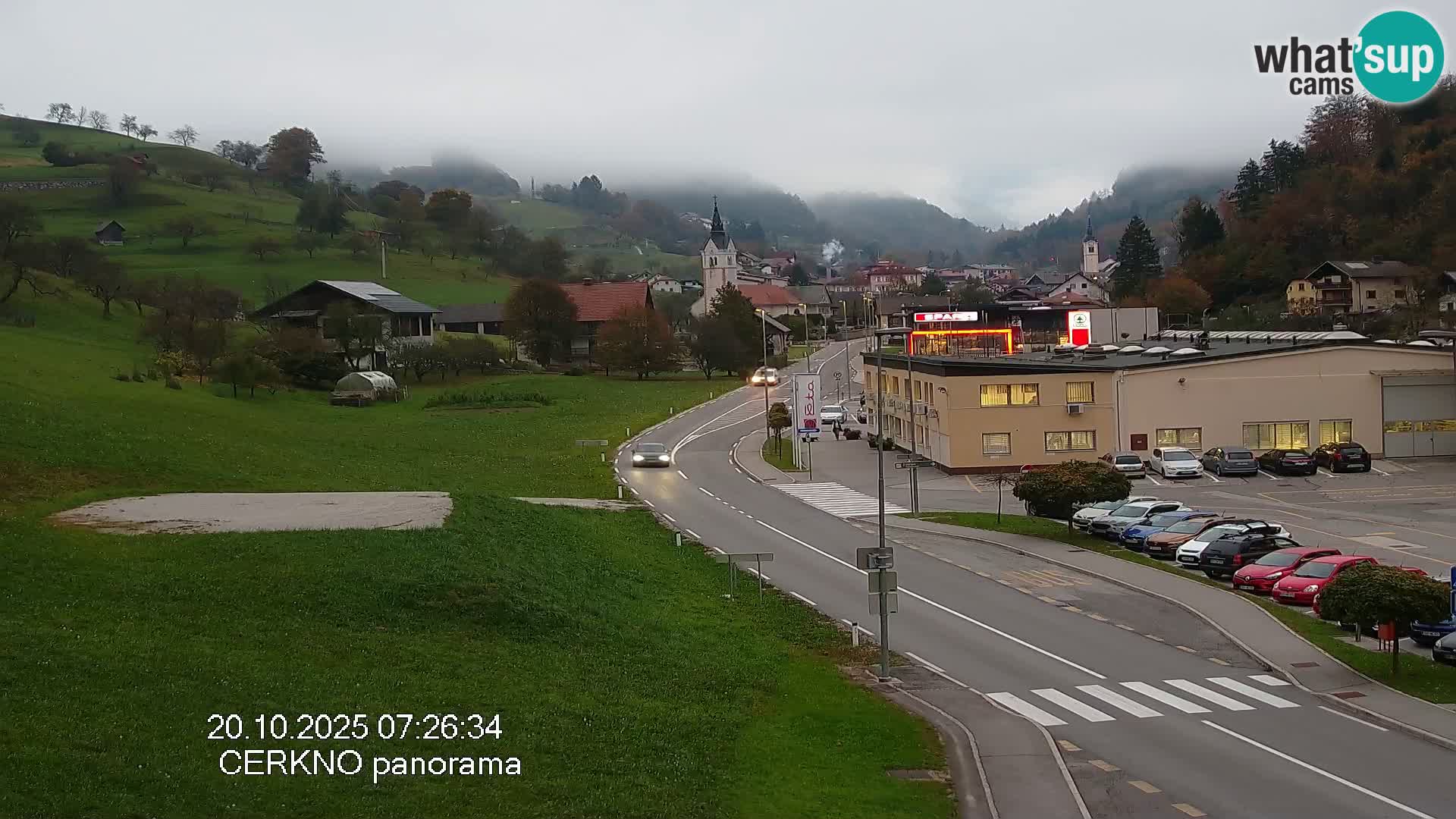 Cerkno Stadteingang Live-Webcam