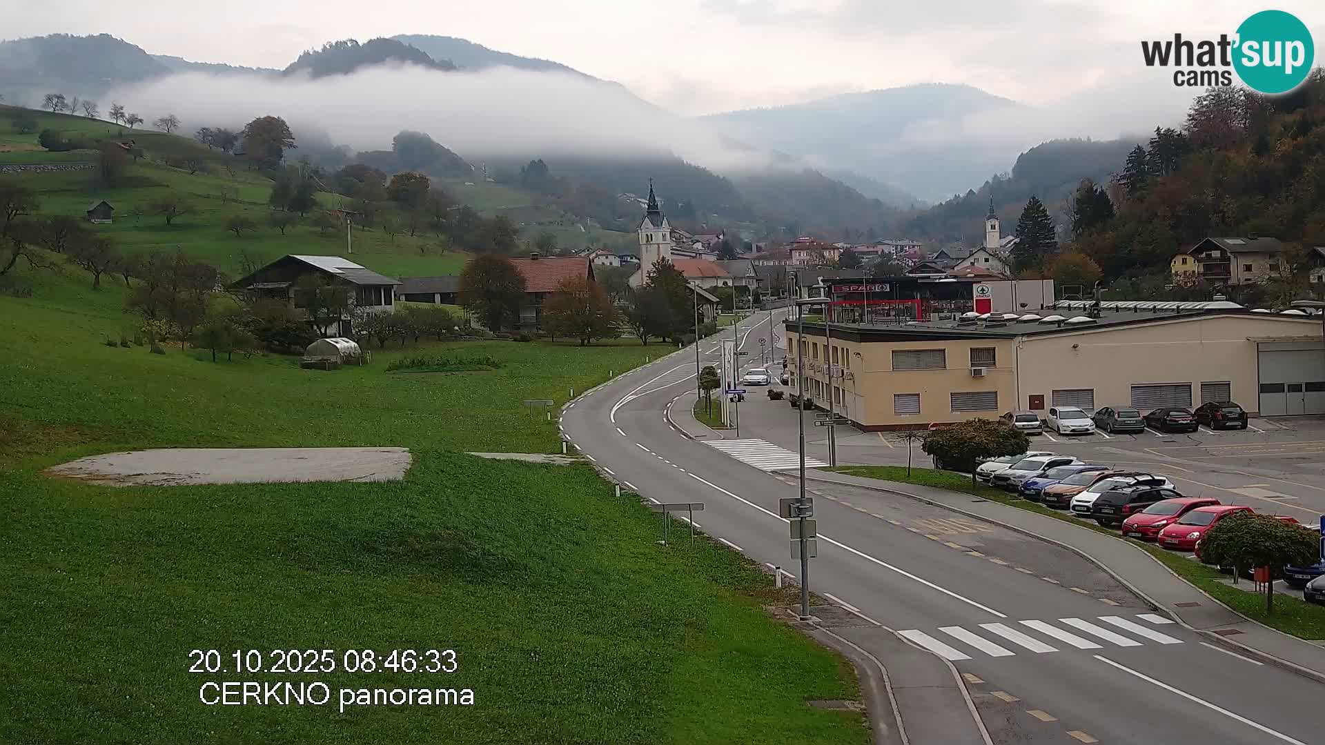 Cerkno Stadteingang Live-Webcam