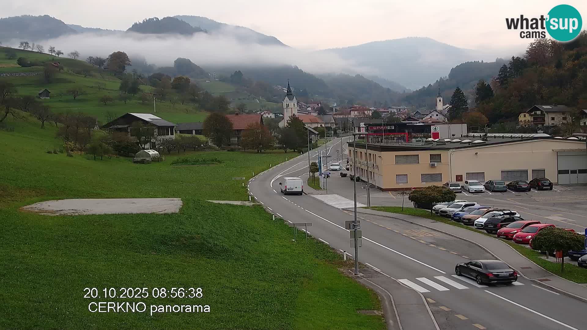 Cerkno Stadteingang Live-Webcam