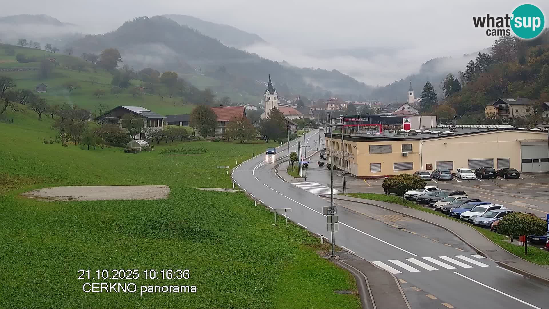 Cerkno ulaz u grad – Kamera uživo