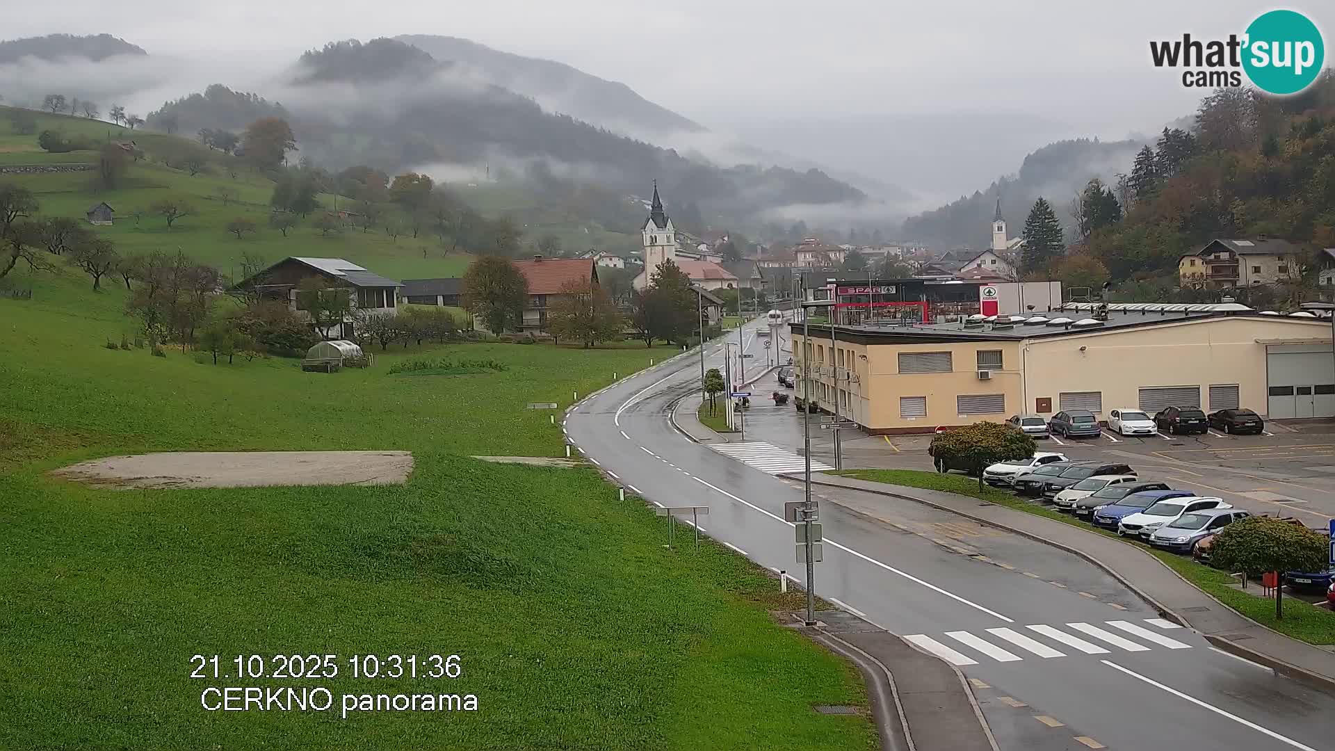 Cerkno ulaz u grad – Kamera uživo