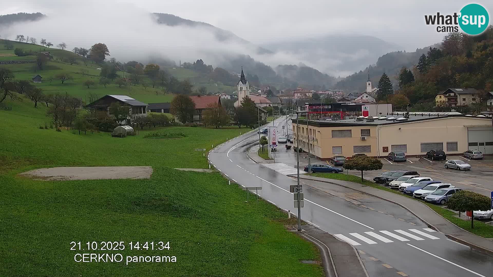 Cerkno ulaz u grad – Kamera uživo