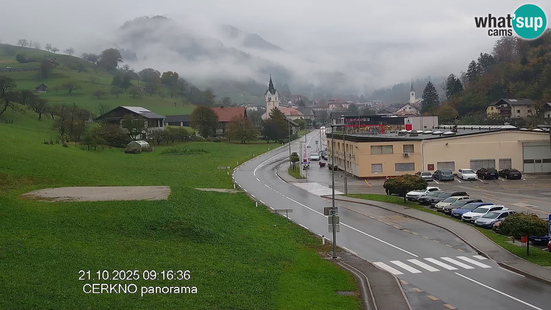 Cerkno ulaz u grad – Kamera uživo