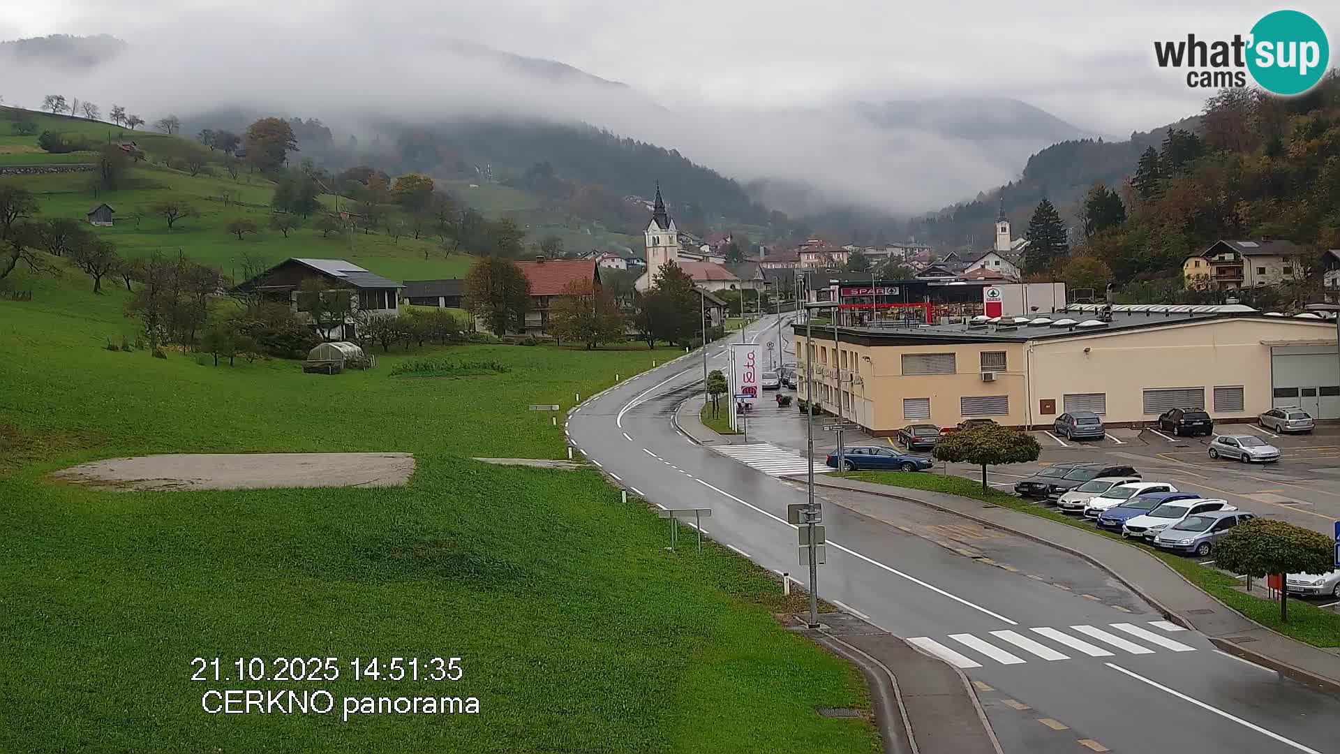 Webcam Ingresso Città di Cerkno