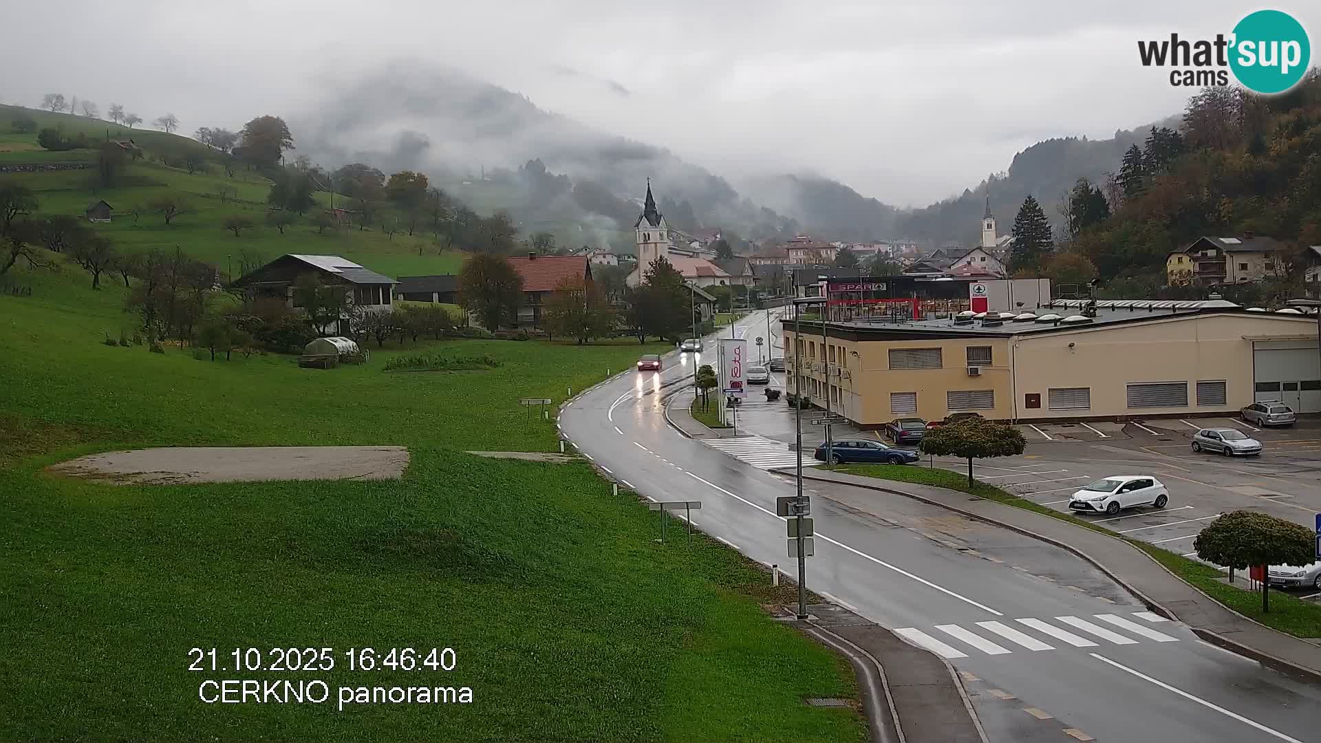 Cerkno Stadteingang Live-Webcam