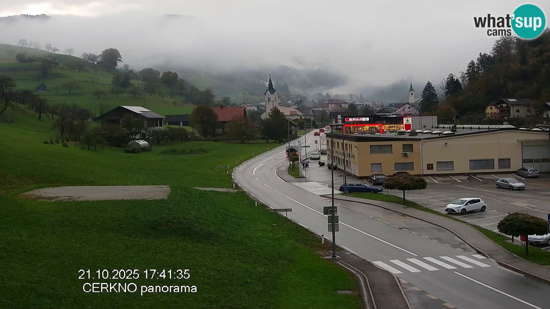 Webcam Ingresso Città di Cerkno