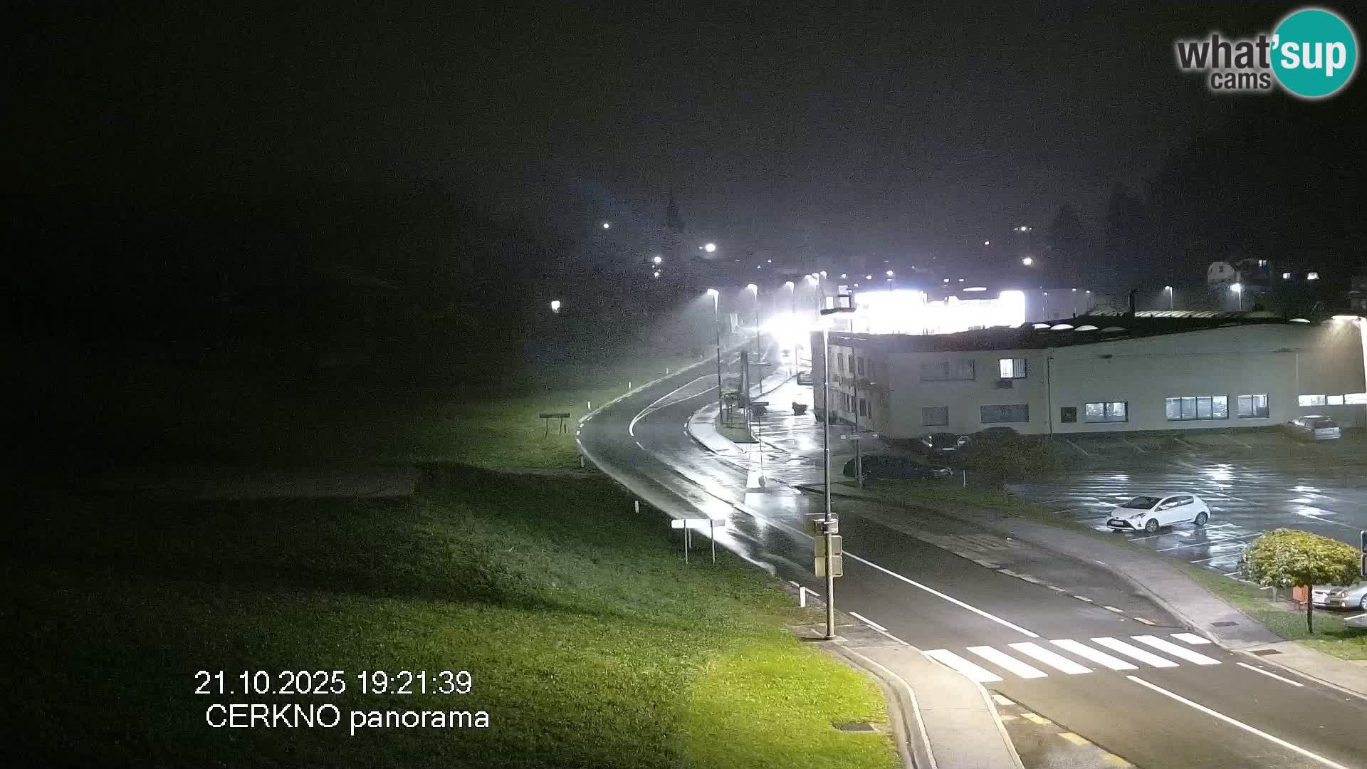 Webcam en direct – Entrée de la ville de Cerkno