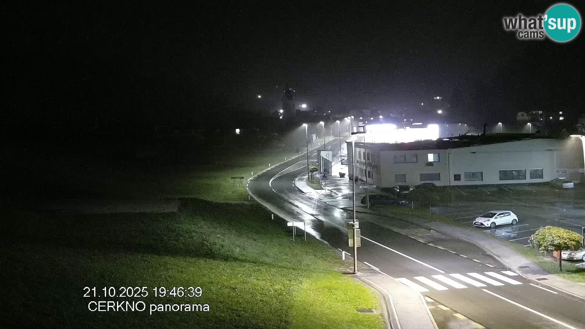 Cerkno entrada a la ciudad Webcam en vivo