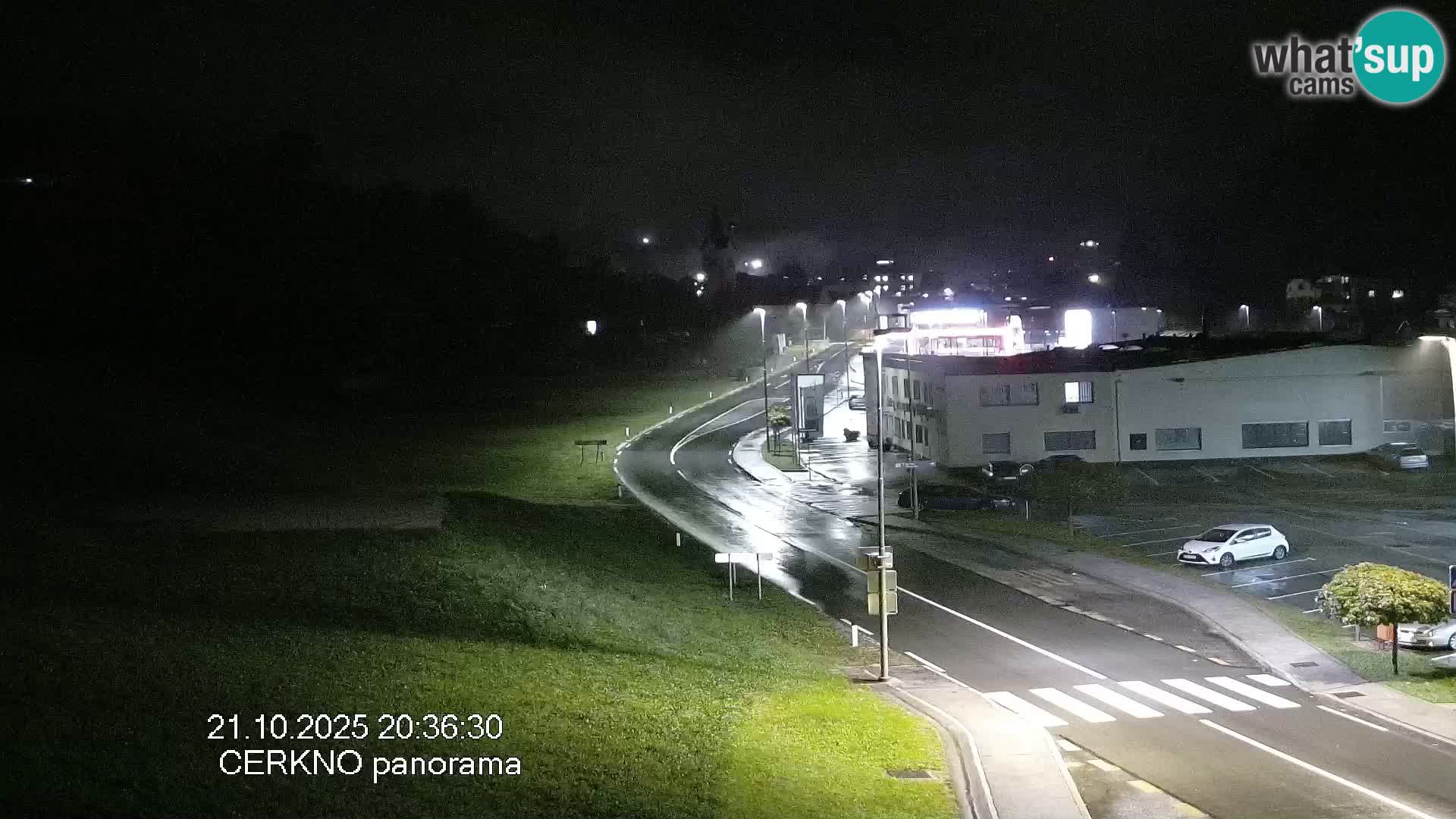 Cerkno city entrance Live Webcam