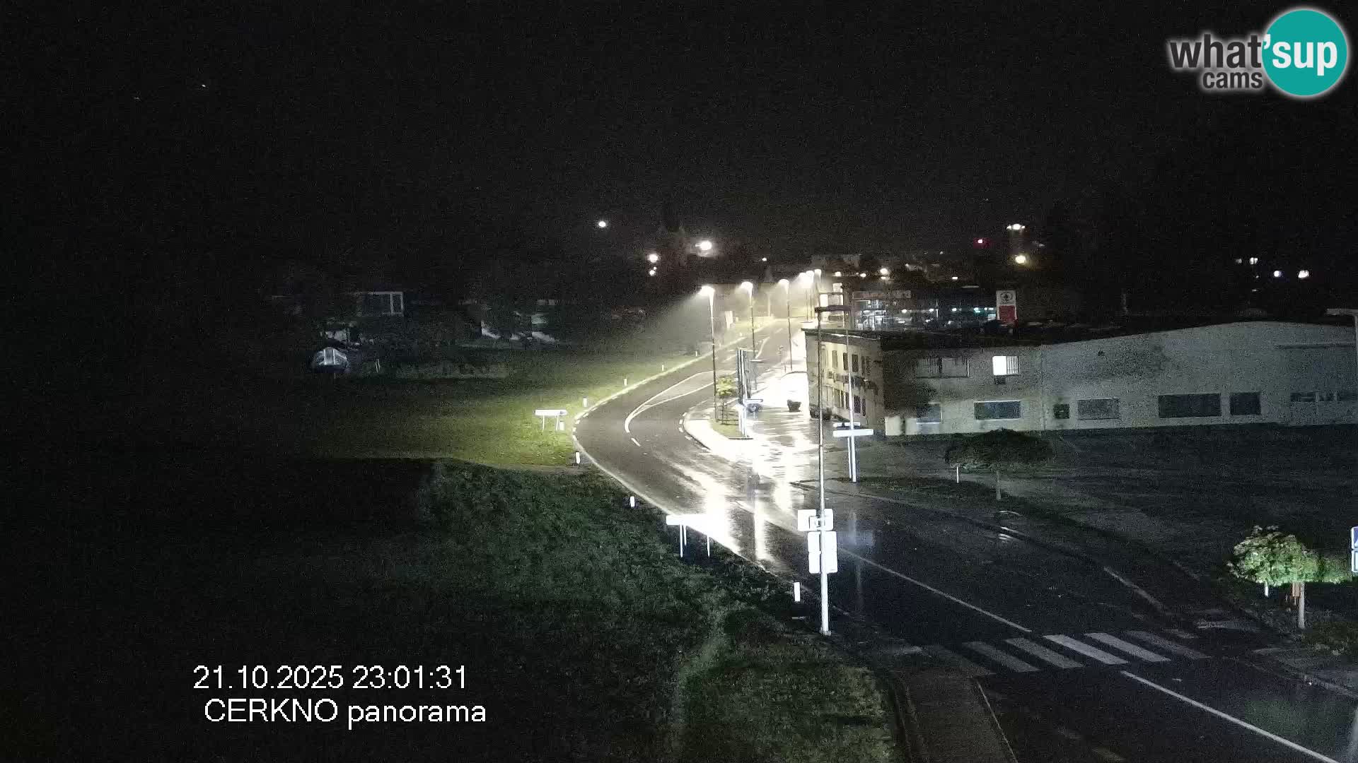Cerkno entrada a la ciudad Webcam en vivo