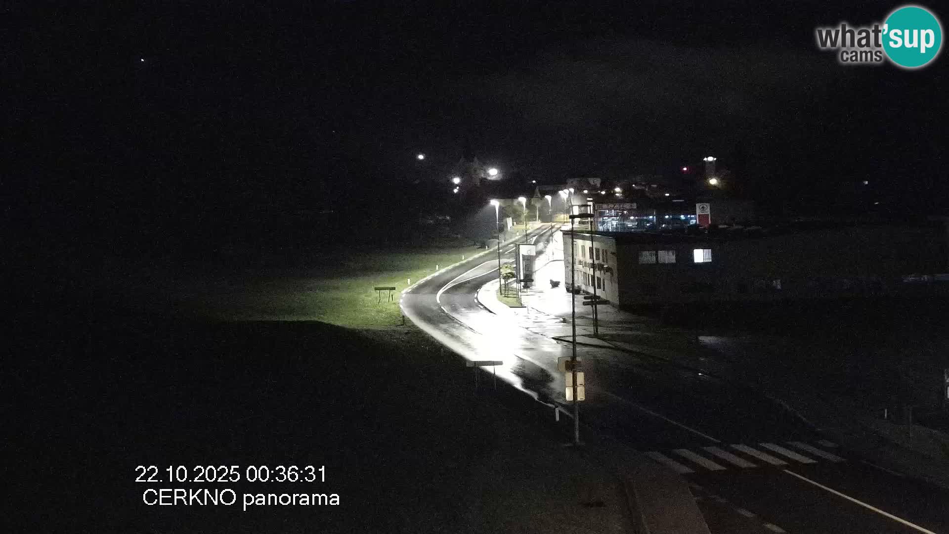 Cerkno city entrance Live Webcam