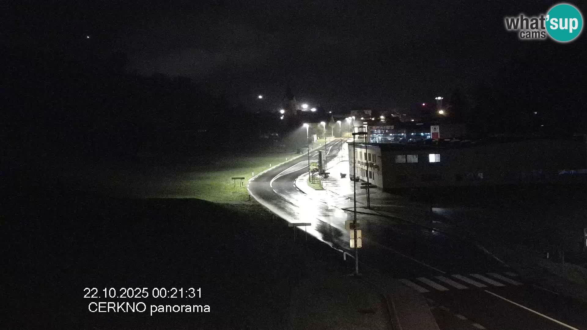 Cerkno entrada a la ciudad Webcam en vivo