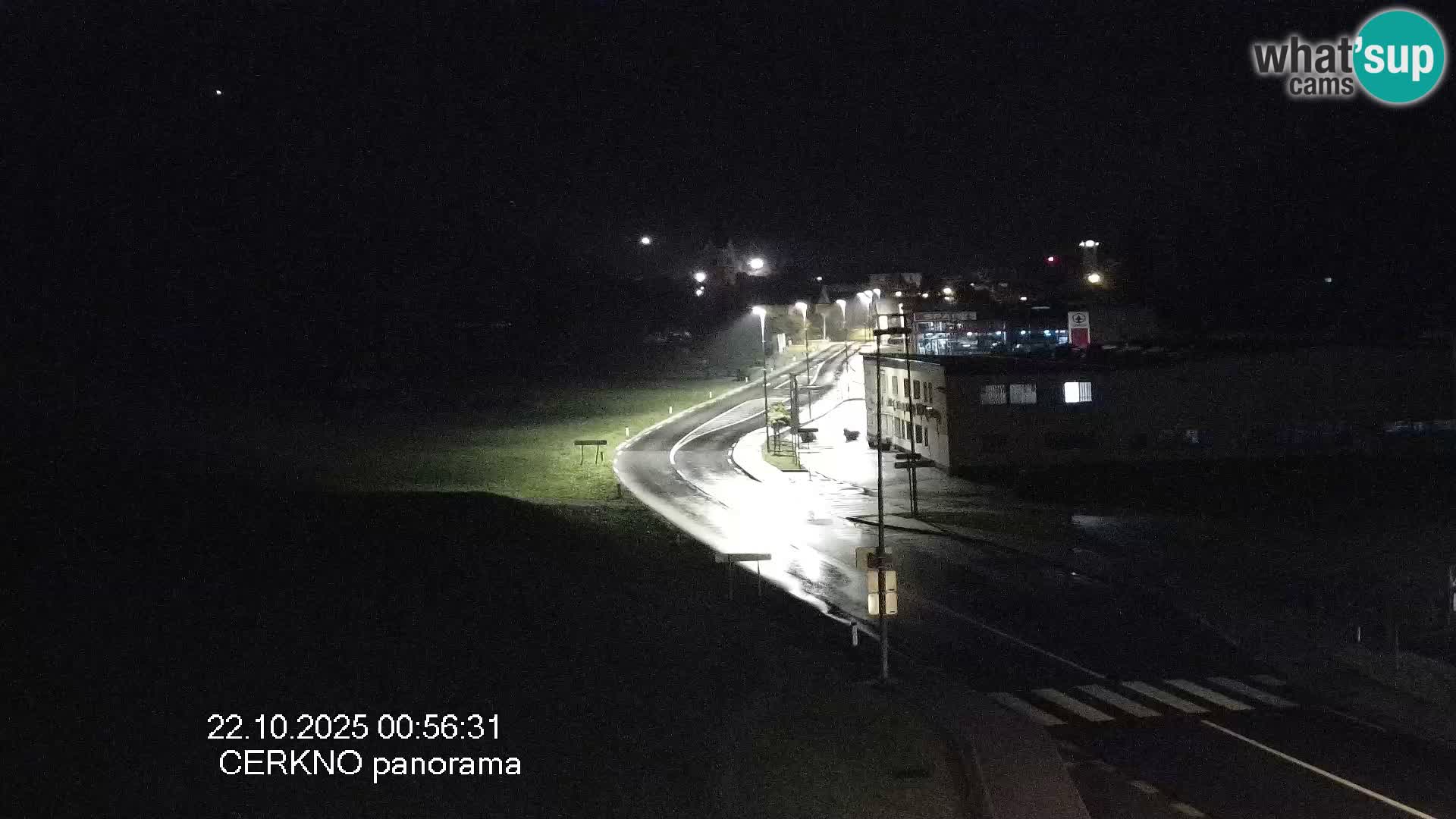 Cerkno city entrance Live Webcam