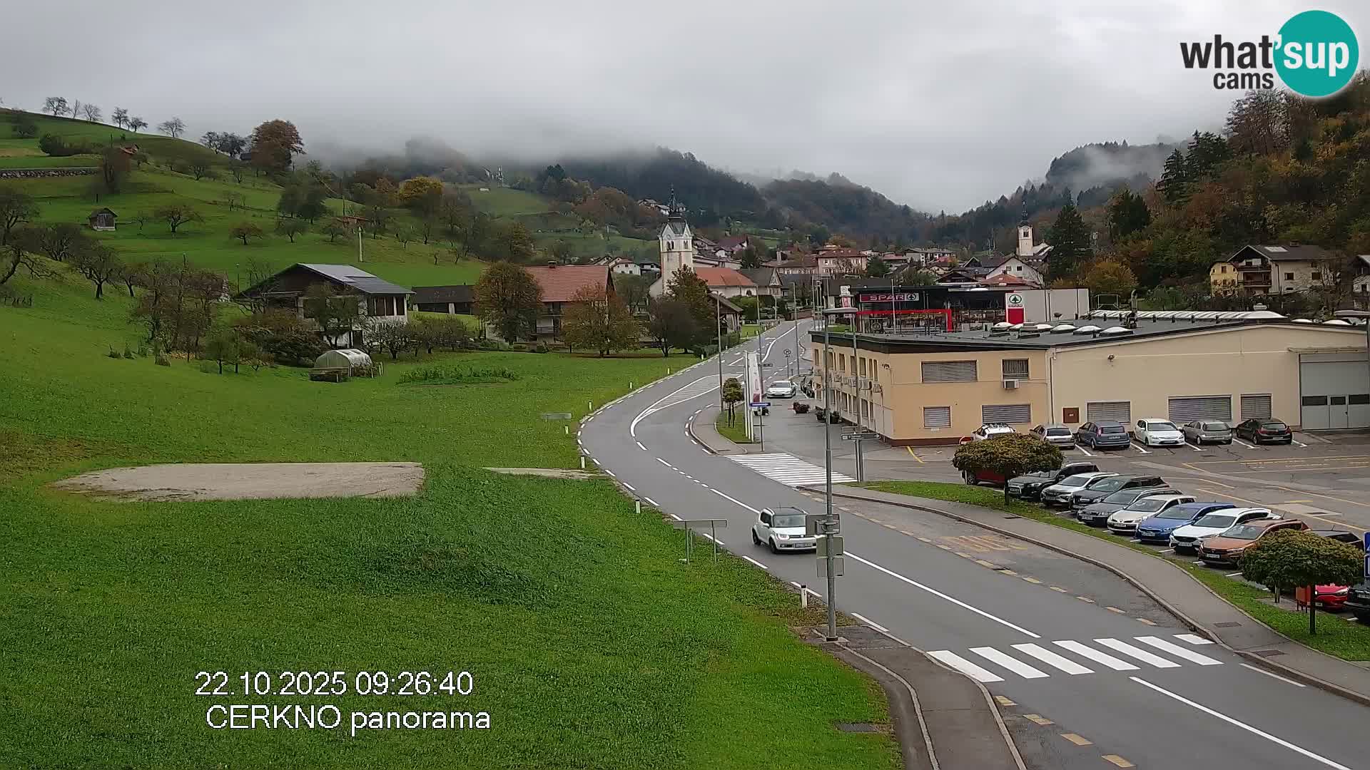Cerkno ulaz u grad – Kamera uživo