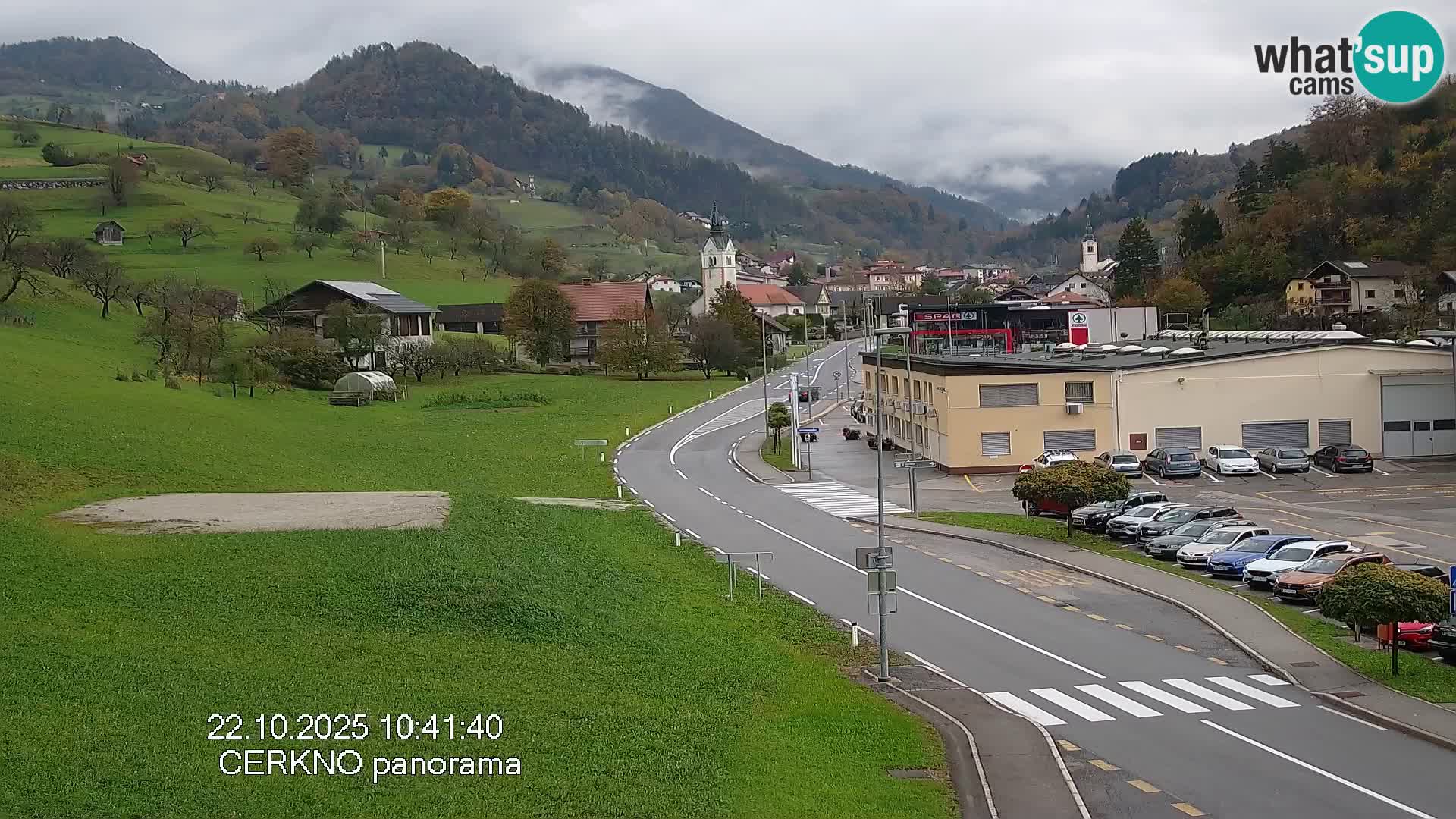 Cerkno ulaz u grad – Kamera uživo