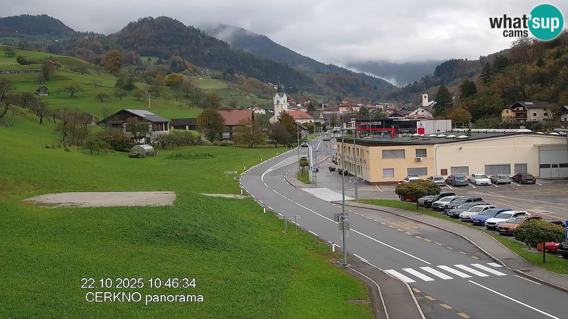 Cerkno Stadteingang Live-Webcam