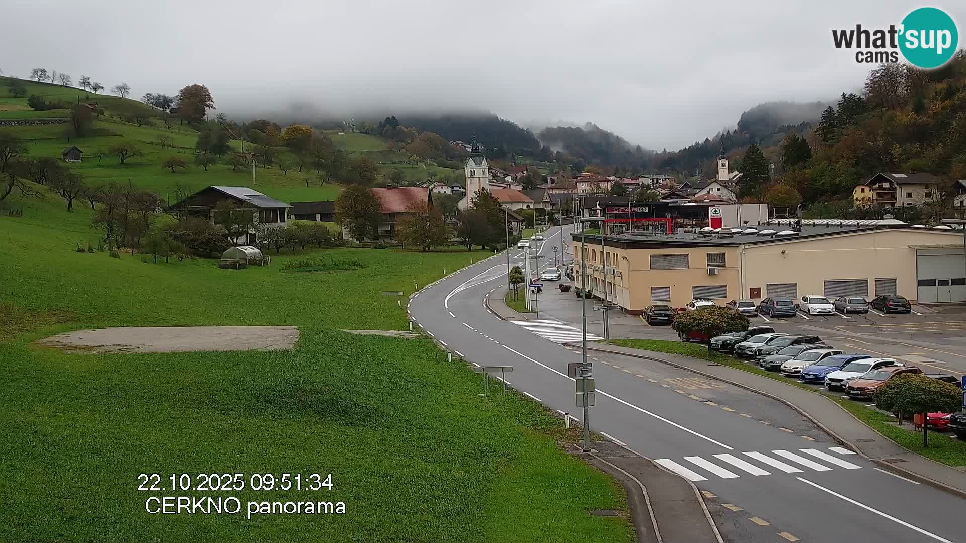 Cerkno Stadteingang Live-Webcam
