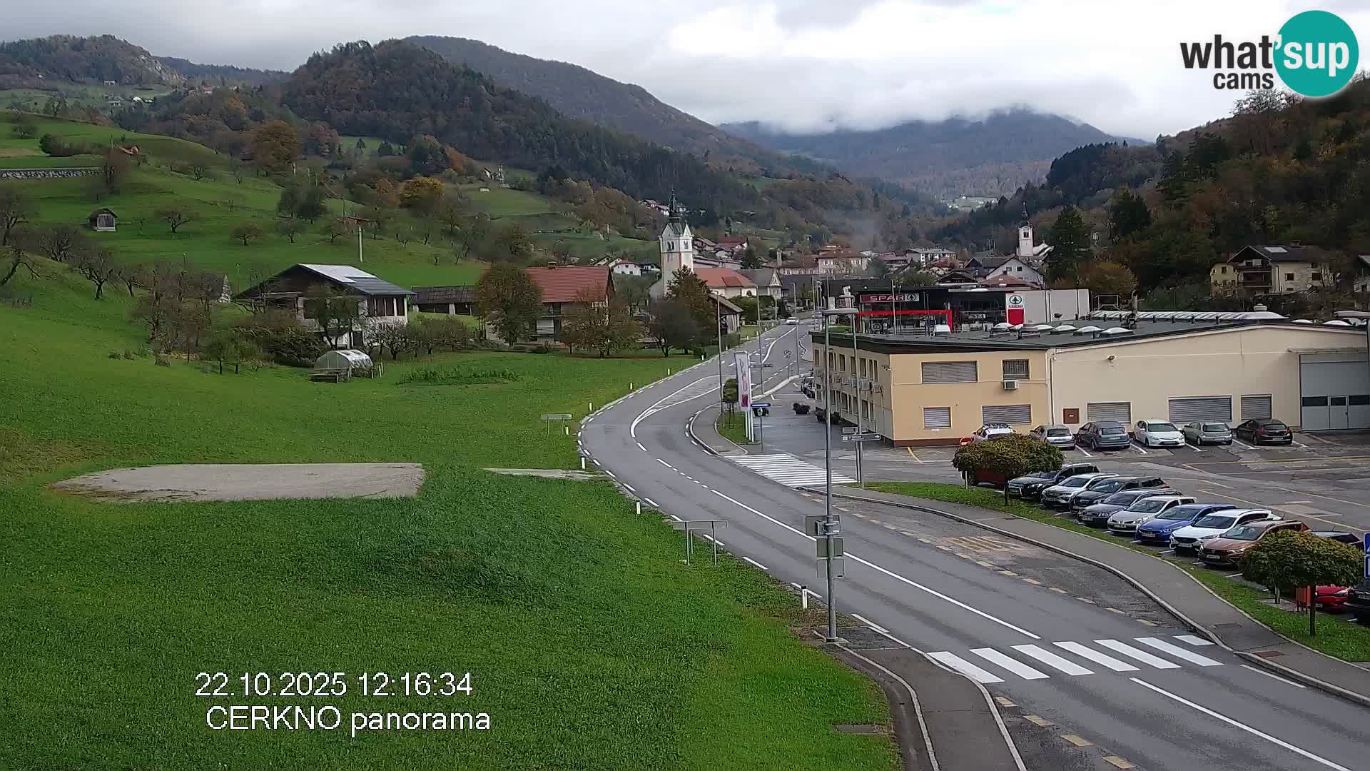 Cerkno ulaz u grad – Kamera uživo
