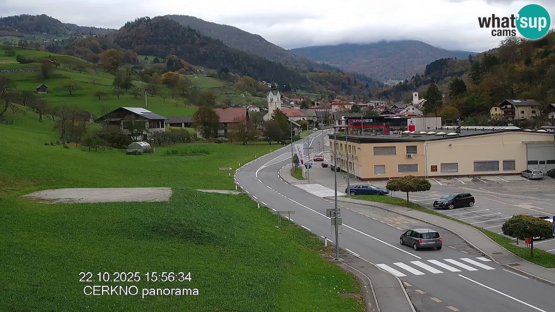Cerkno ulaz u grad – Kamera uživo