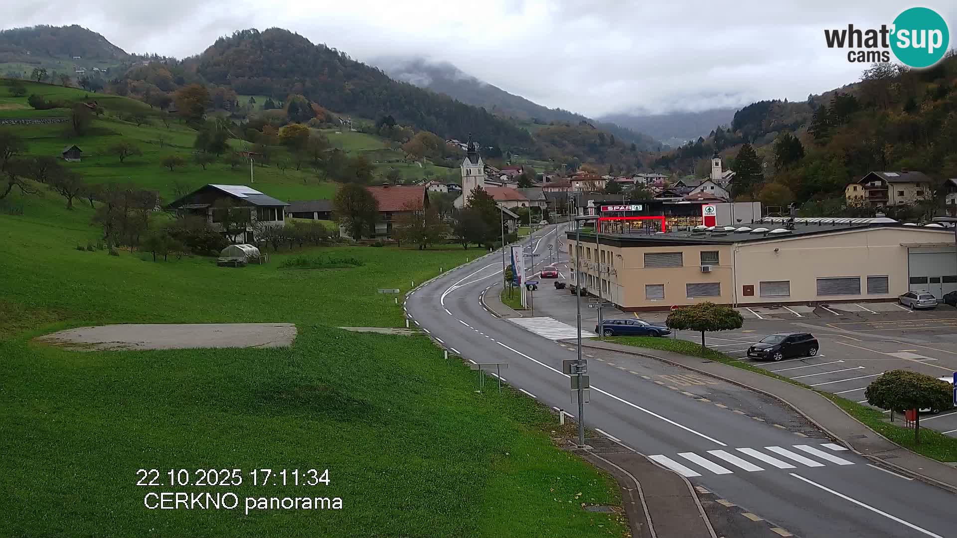 Webcam Ingresso Città di Cerkno