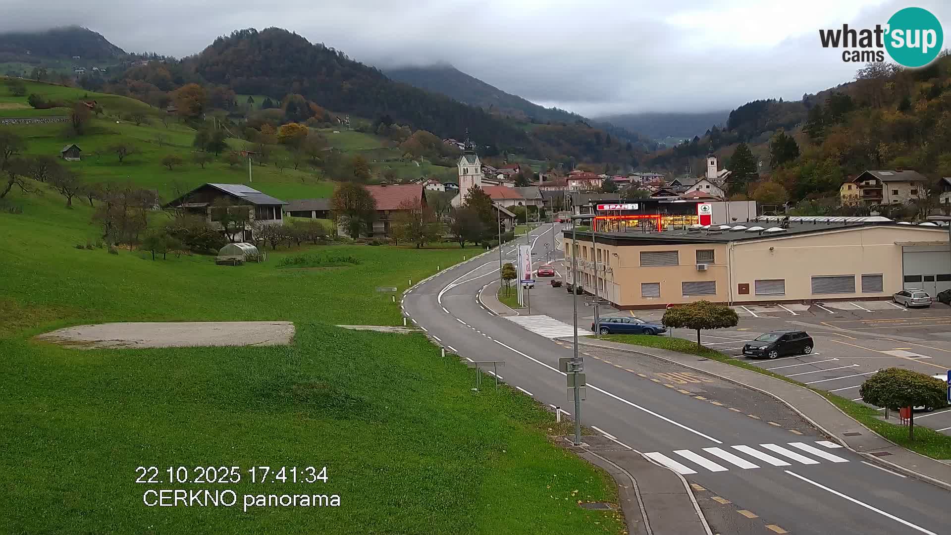 Cerkno ulaz u grad – Kamera uživo