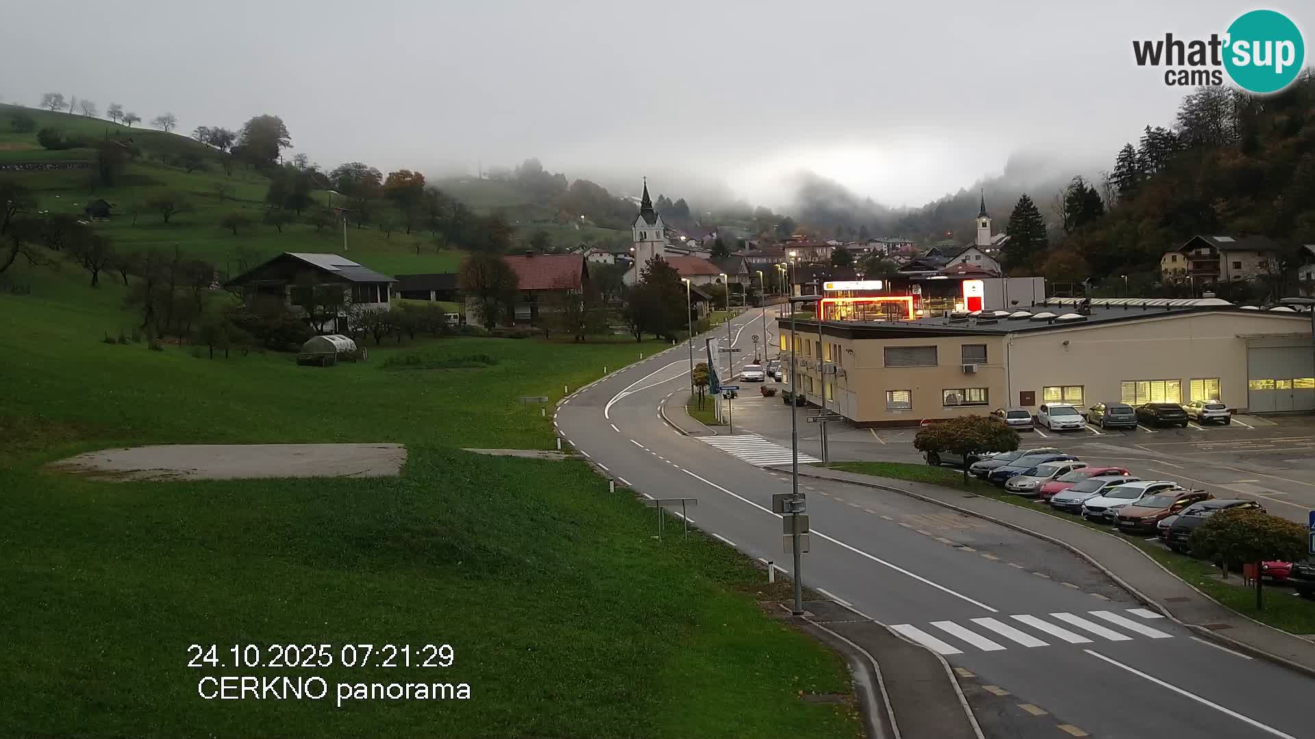 Webcam Ingresso Città di Cerkno