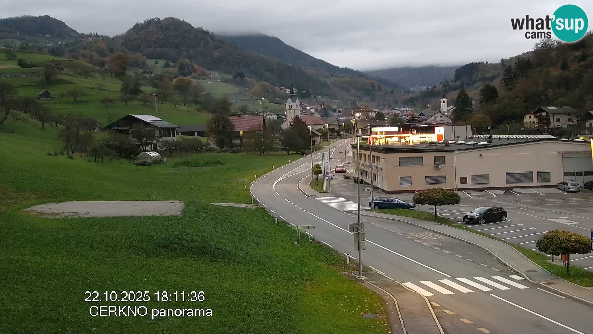 Webcam Ingresso Città di Cerkno