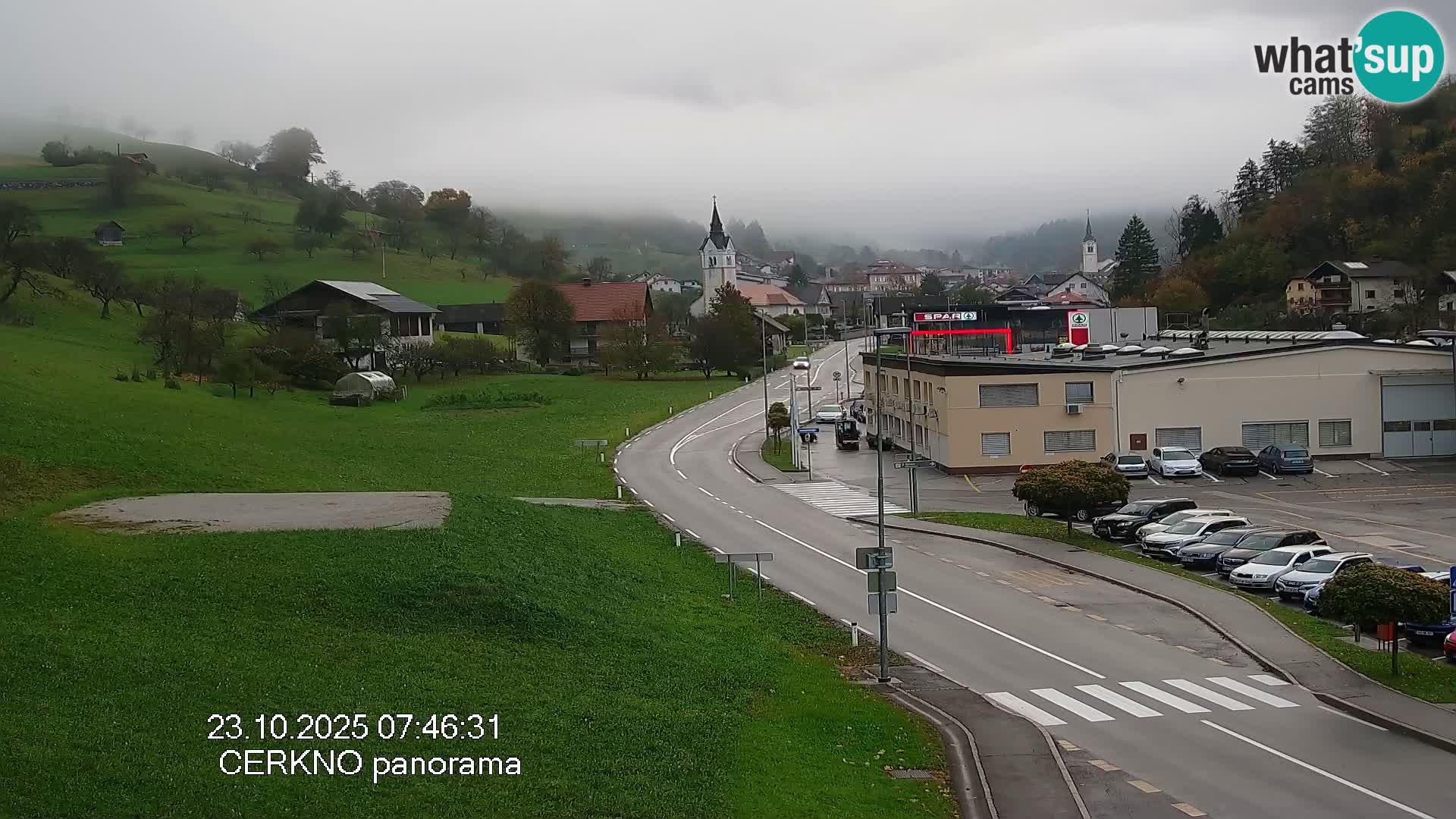 Cerkno ulaz u grad – Kamera uživo