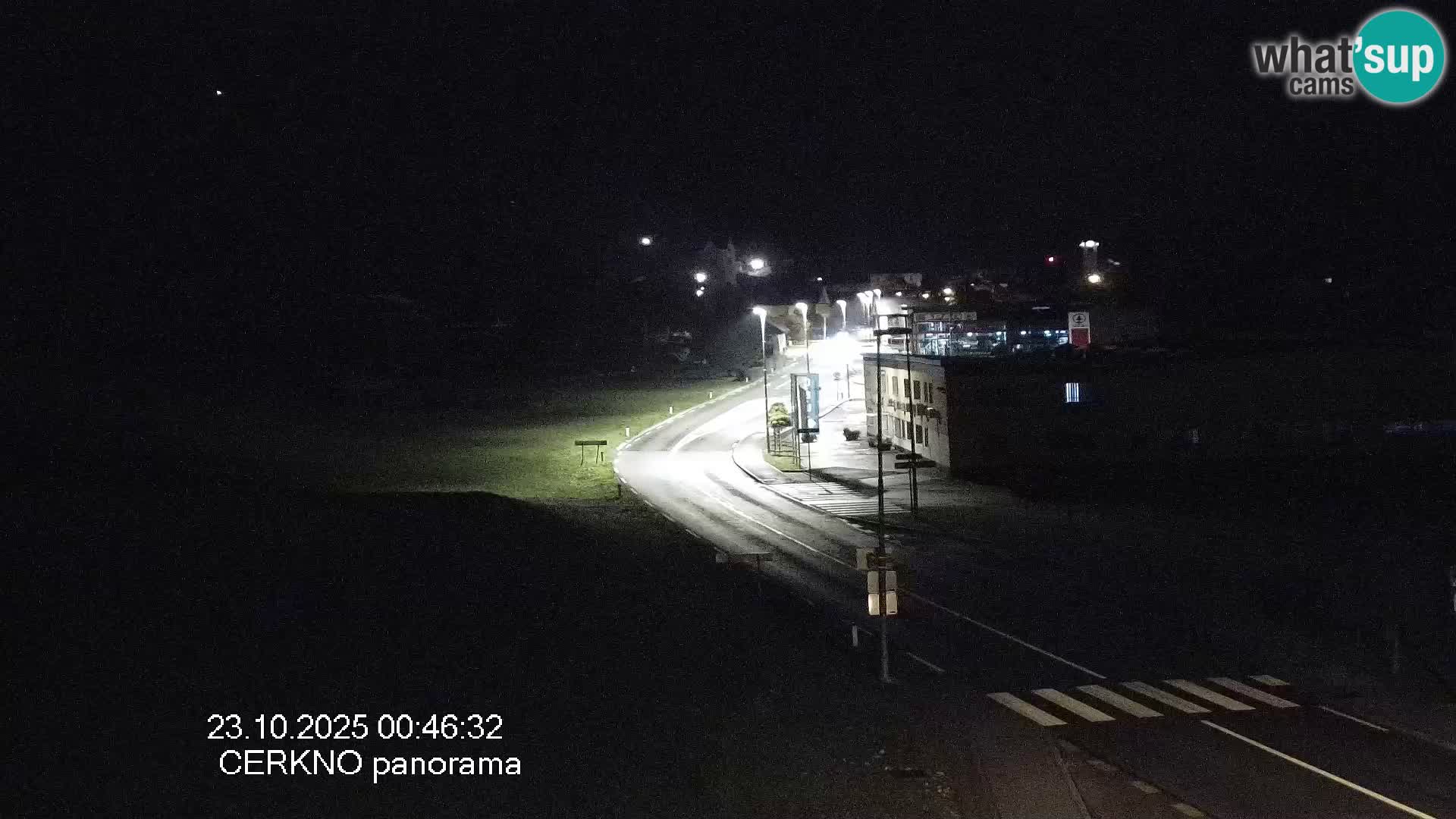 Cerkno city entrance Live Webcam