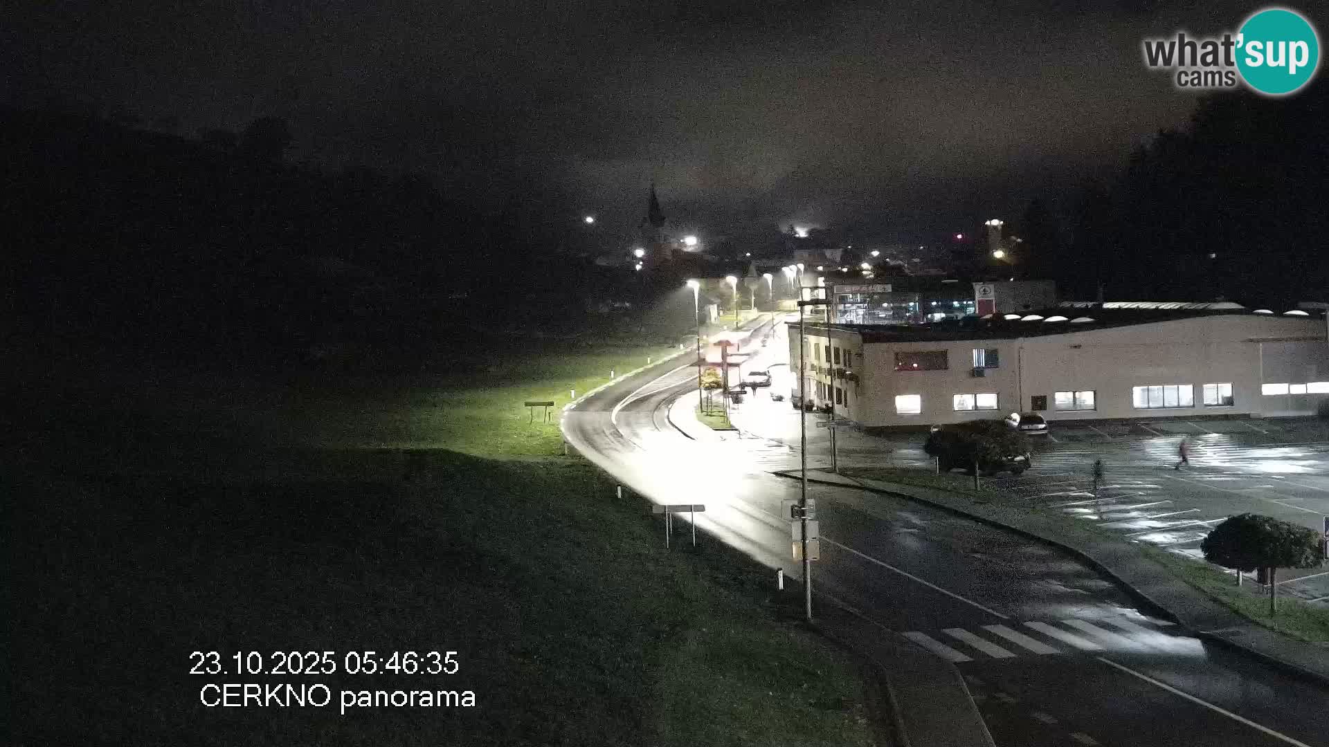Cerkno city entrance Live Webcam