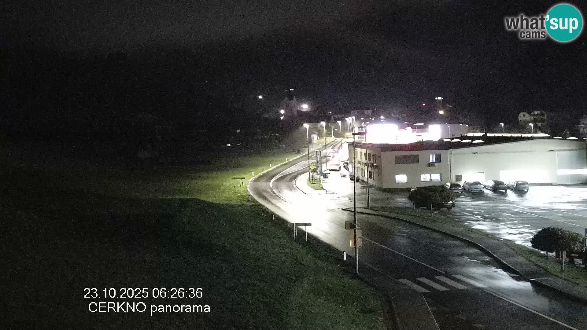 Cerkno entrada a la ciudad Webcam en vivo