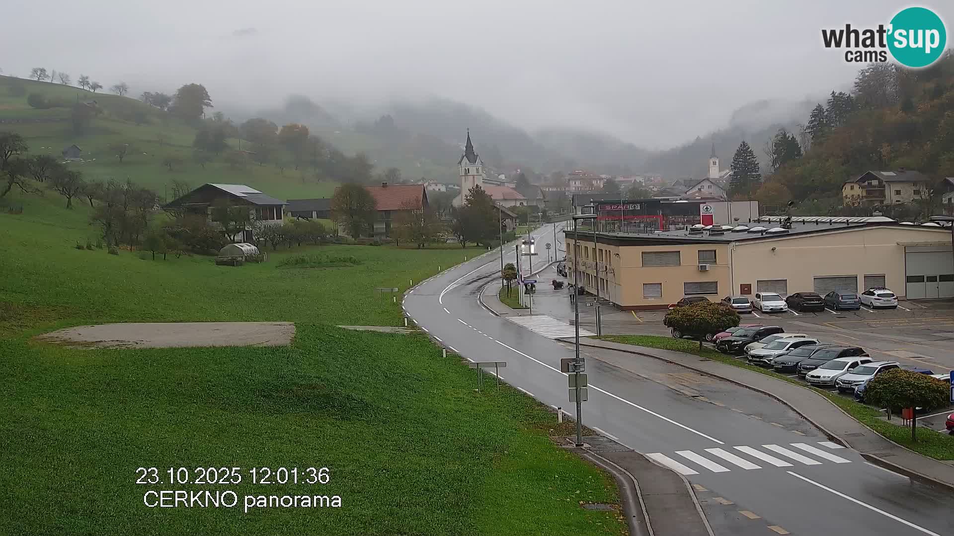 Cerkno ulaz u grad – Kamera uživo