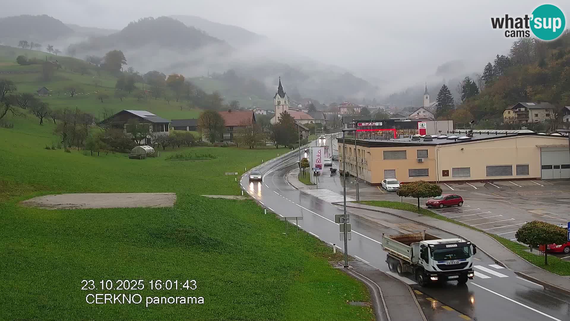 Cerkno ulaz u grad – Kamera uživo