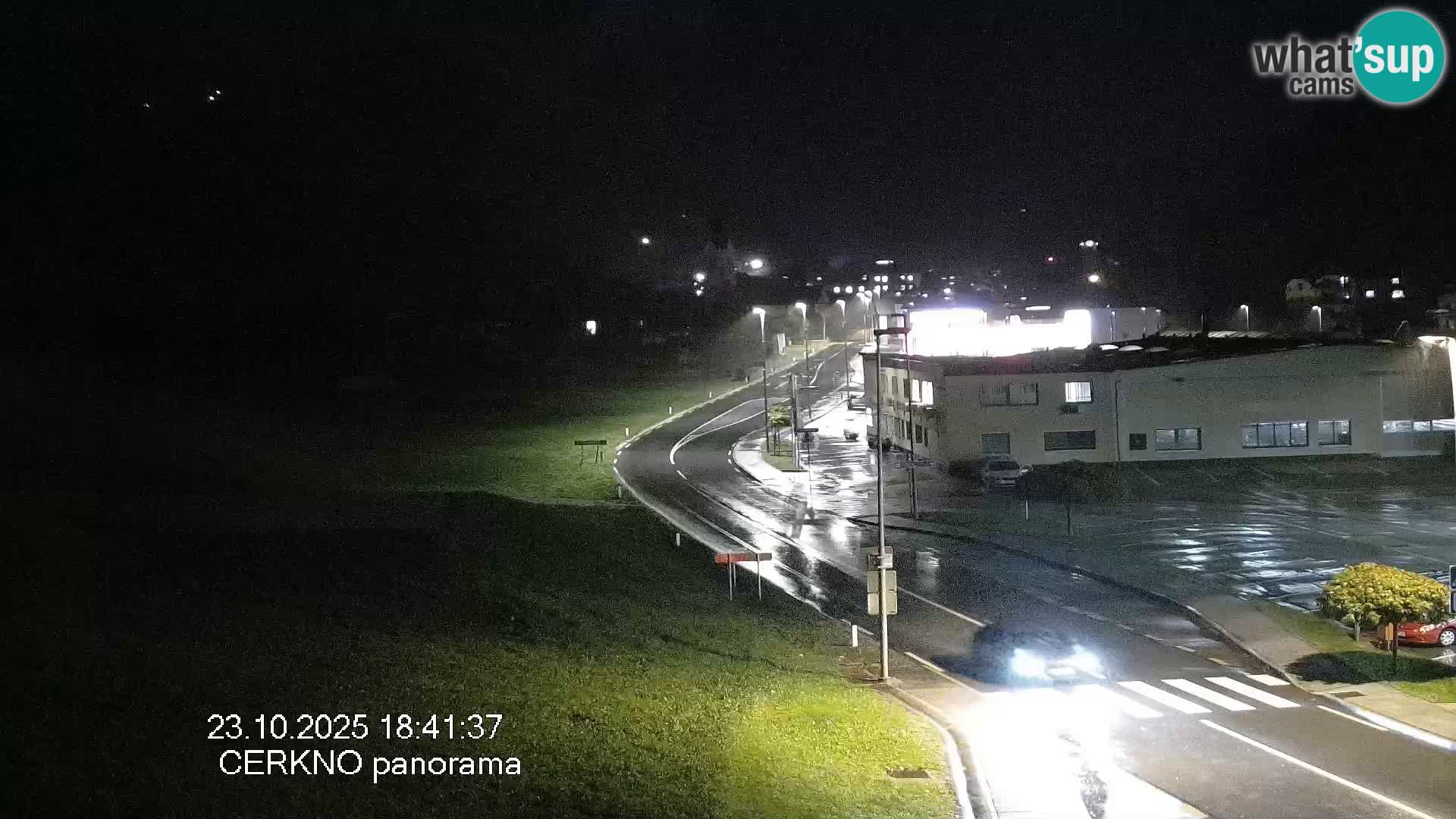 Cerkno city entrance Live Webcam