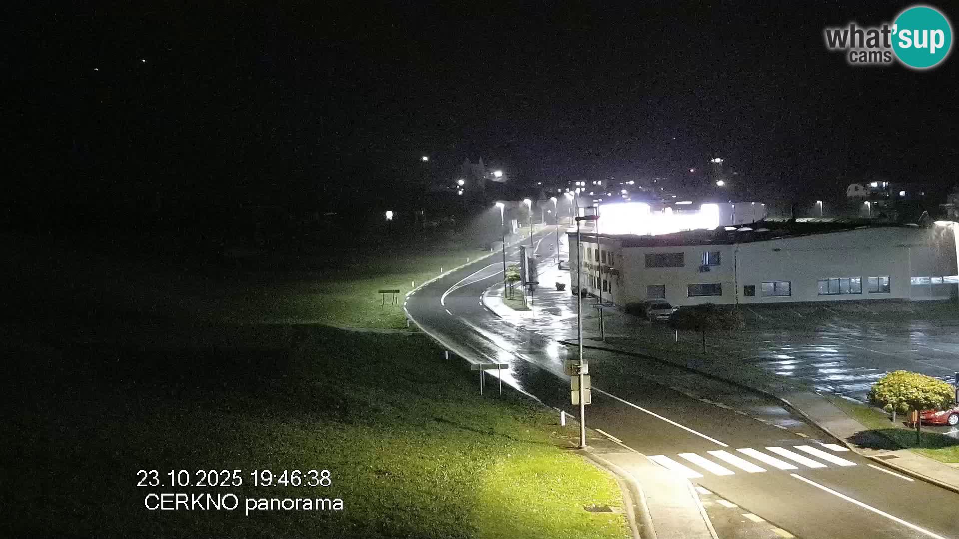 Cerkno entrada a la ciudad Webcam en vivo