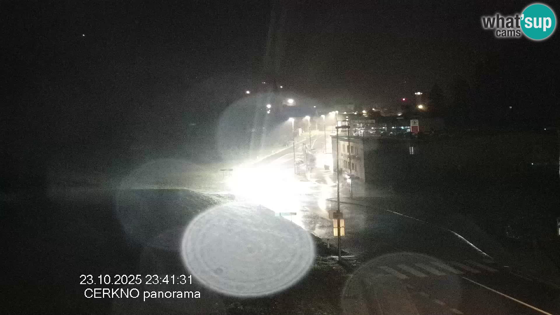 Cerkno city entrance Live Webcam