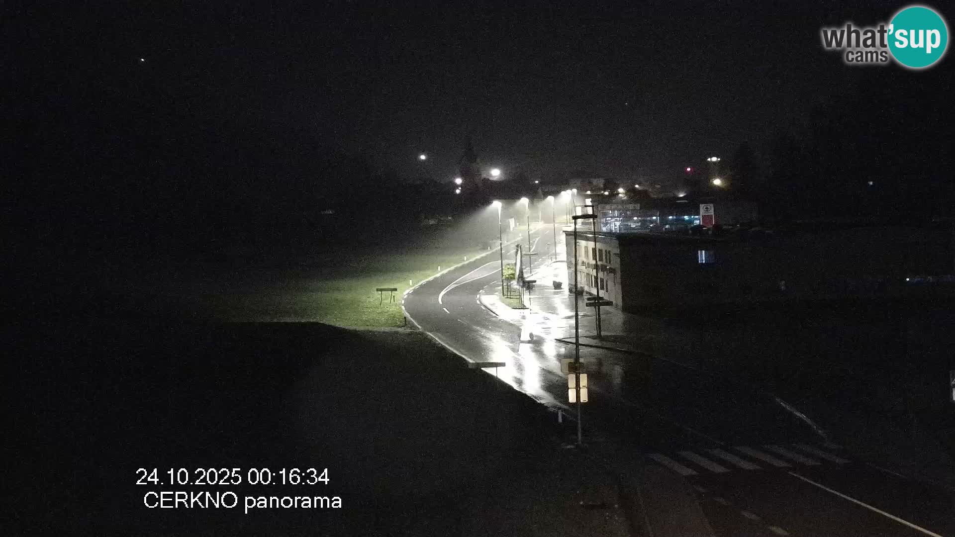 Webcam en direct – Entrée de la ville de Cerkno