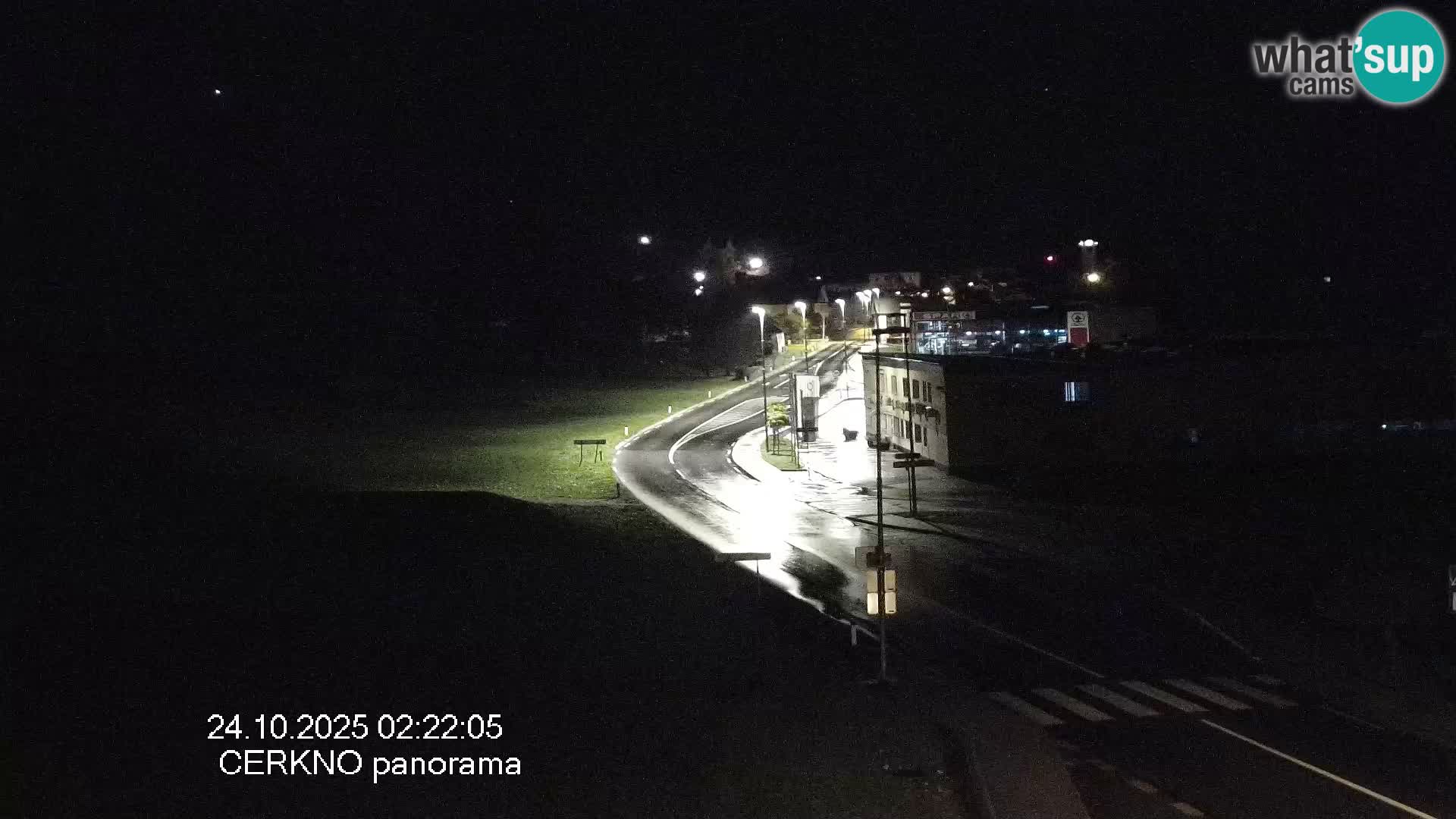 Cerkno city entrance Live Webcam