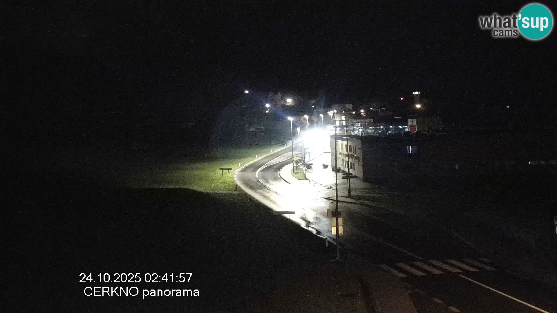 Cerkno city entrance Live Webcam